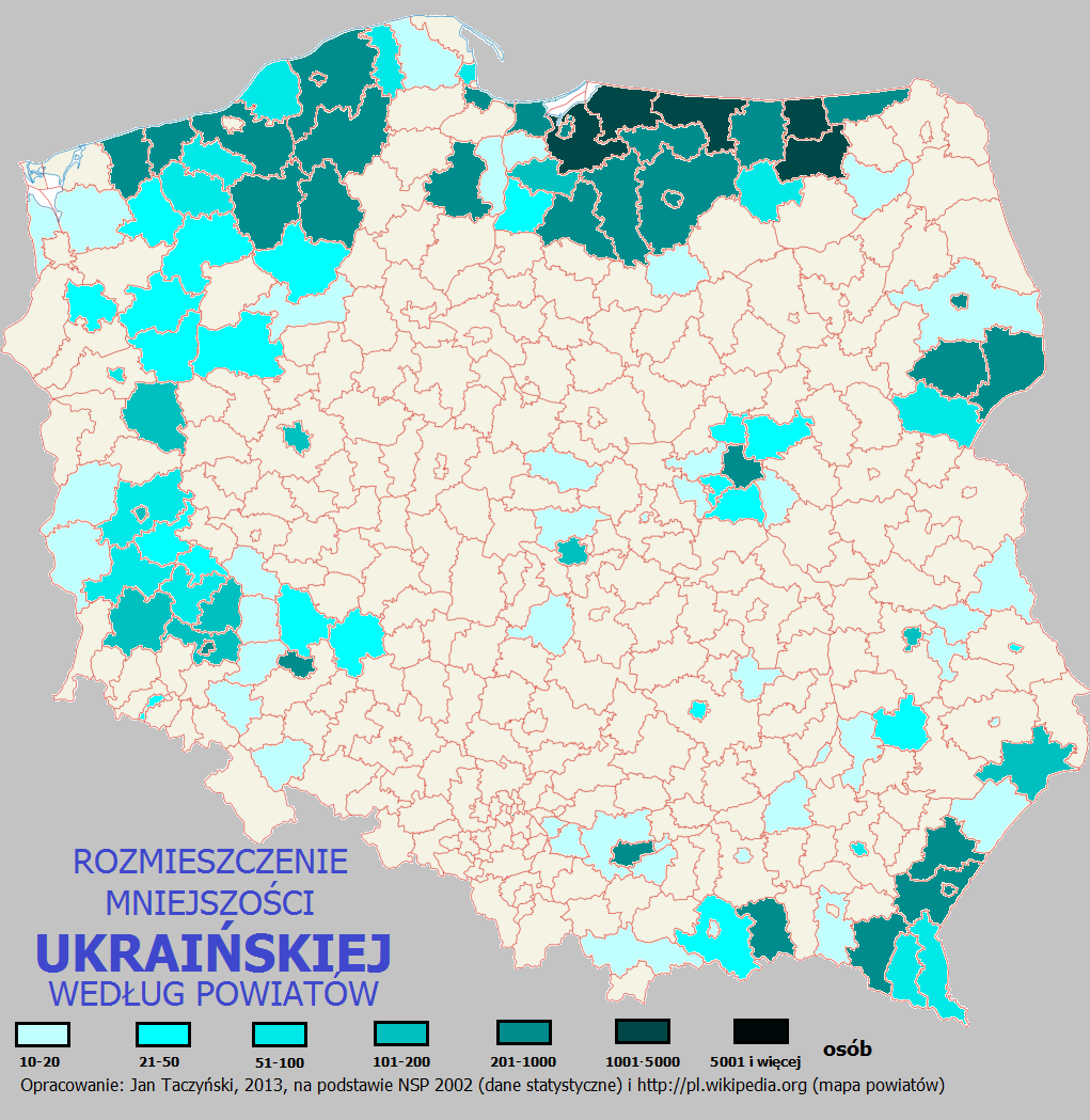 Wymień Pięć Praw Przysługujących Mniejszościom Narodowym W Polsce Rozmieszczenie mniejszości 2002
