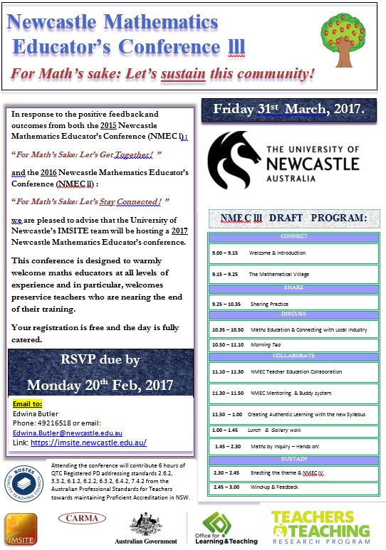 Inspiring mathematics and science in teacher education: Events