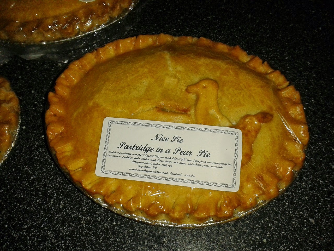 Partridge in a pear pie review
