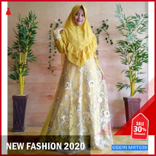 MRT039G51 Gamis Syari Terbaru Kekinian BMGShop