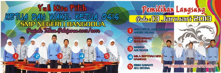 PEMILIHAN LANGSUNG KETUA DAN WAKIL KETUA OSIS SMP NEGERI 1