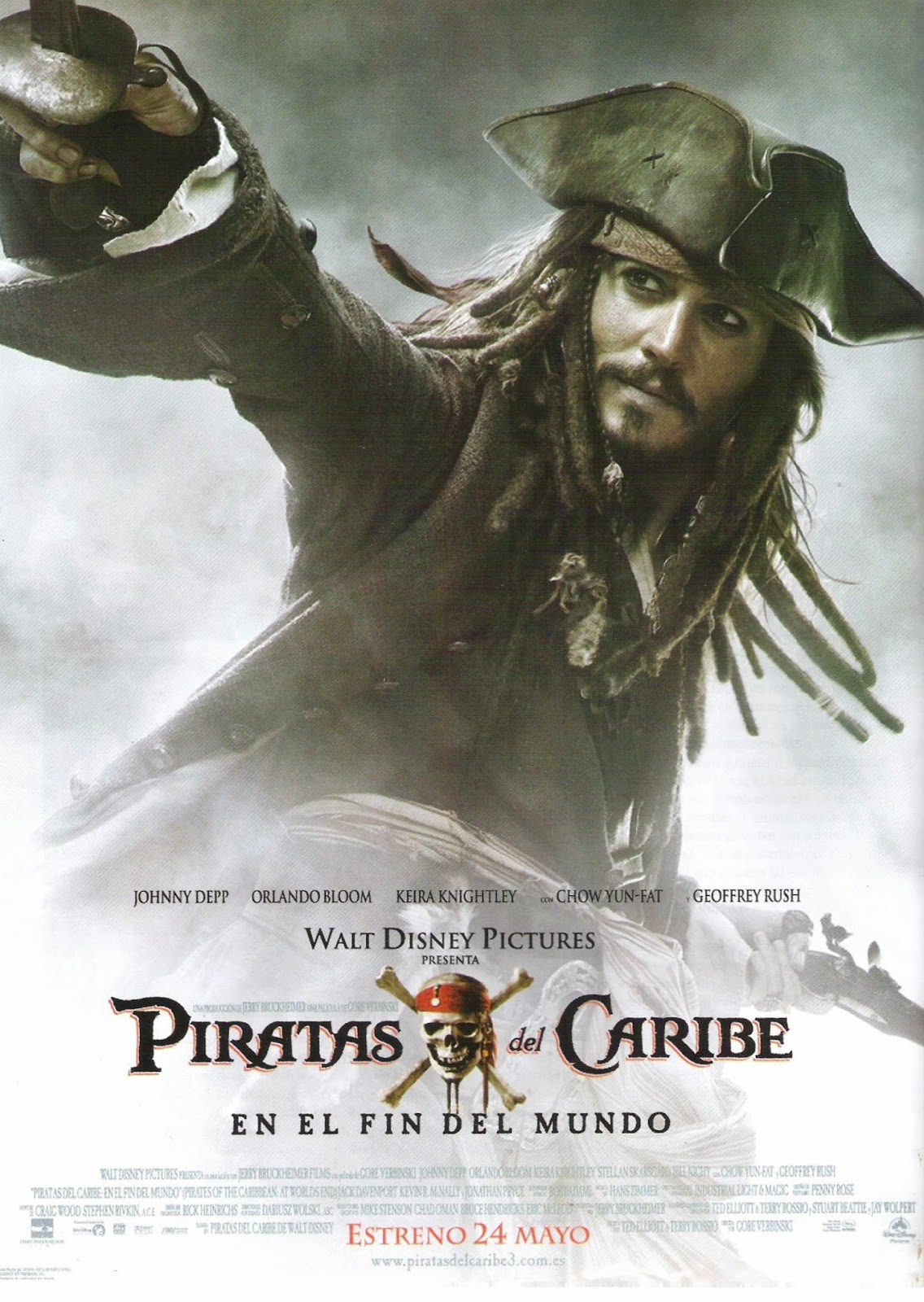 Musique Pirate Des Caraibes Jusqu'au Bout Du Monde Affiches - Photos d'exploitation - Bandes annonces: Pirates des