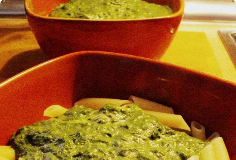 Dieta de Panda Receta salsa de espinacas para pasta