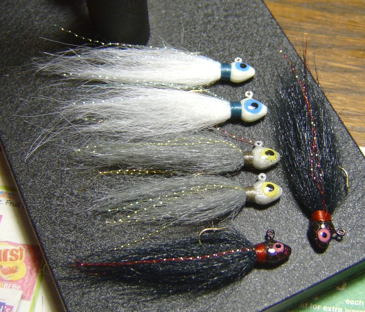 Pup's Jig Works FloatNFly Jig Experiments