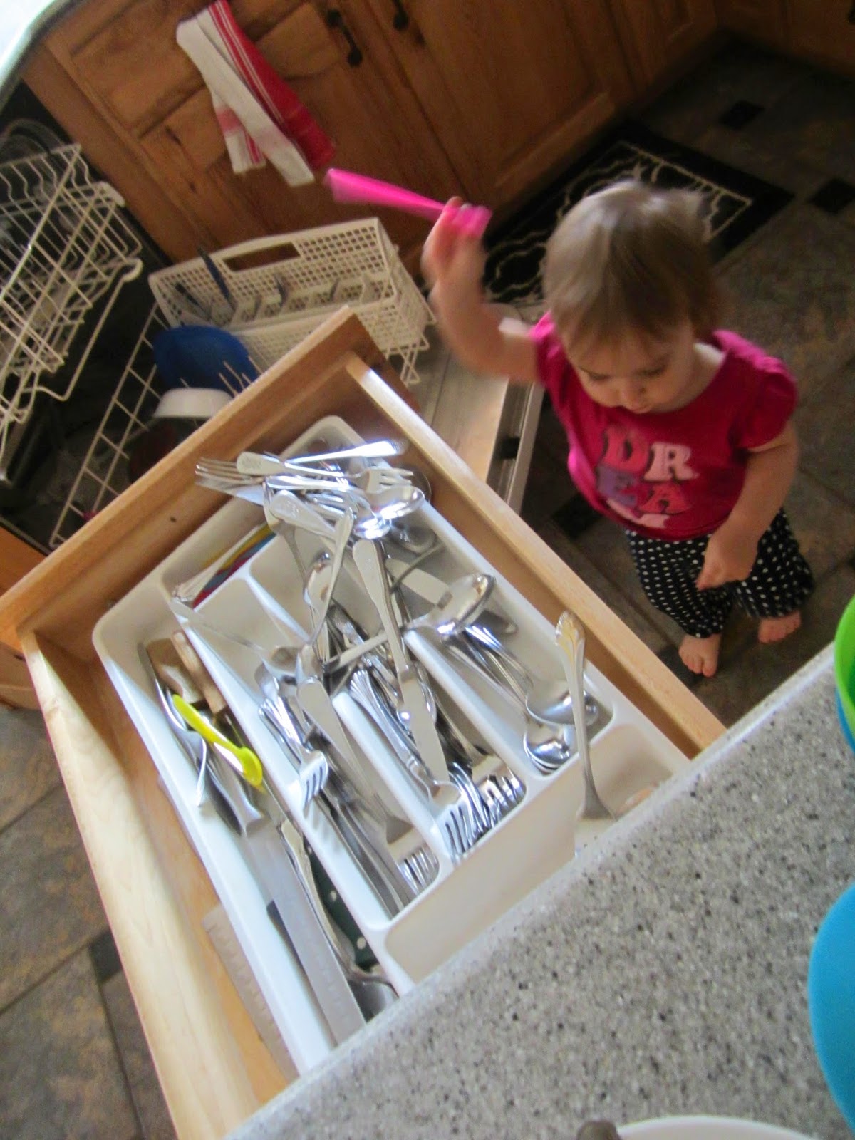 Our Life with 13 Kids * ** Silverware Helper