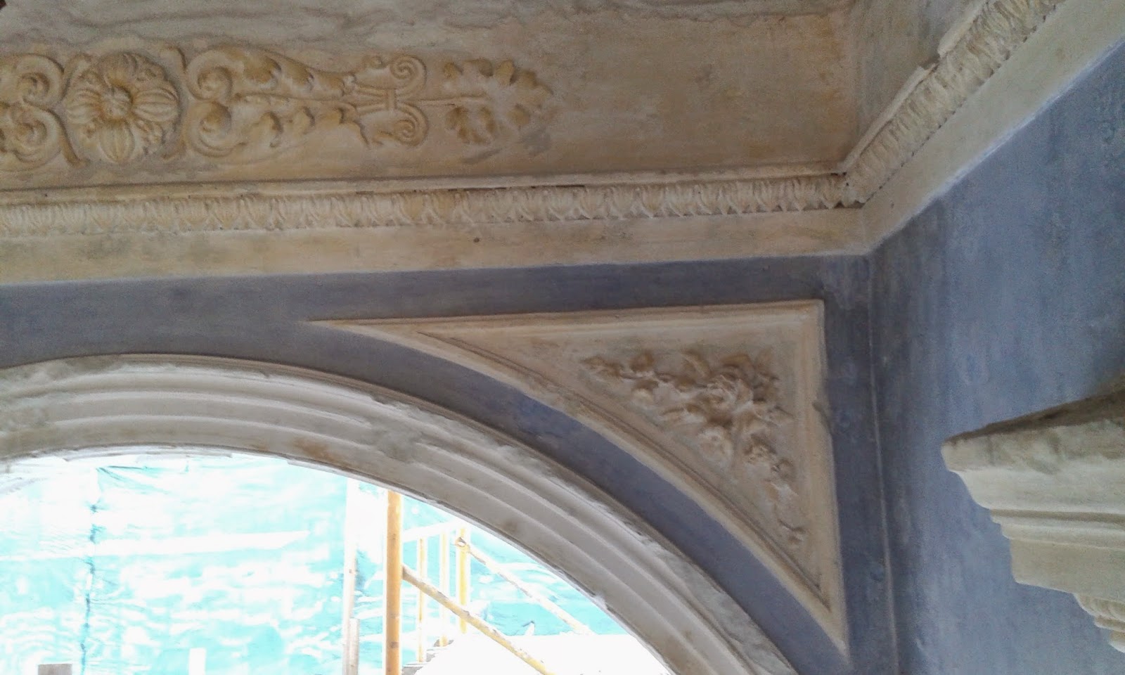 Atelier de l'Architecture et du Patrimoine zaguán casa Goycolea