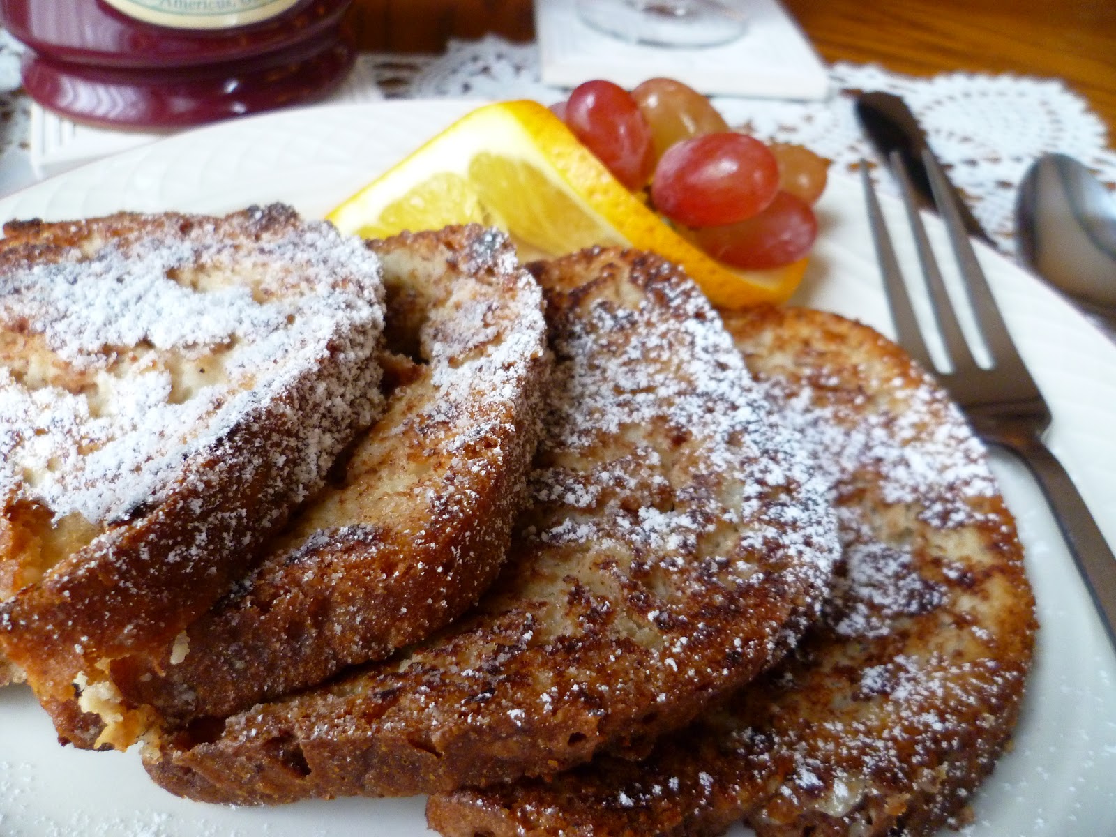 Americus Garden Inn Bed and Breakfast Coconut Macadamia French Toast vegan and gluten free