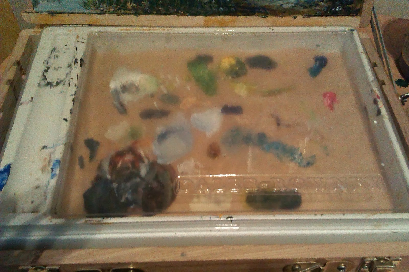 Acrylic Landscapes Stay Wet Palette