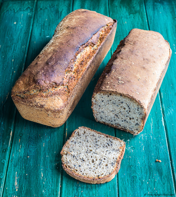 Black sesame seed bread Hungry Shots