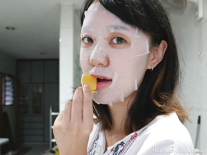 SEP Tangerine Brightening Mask blogger review