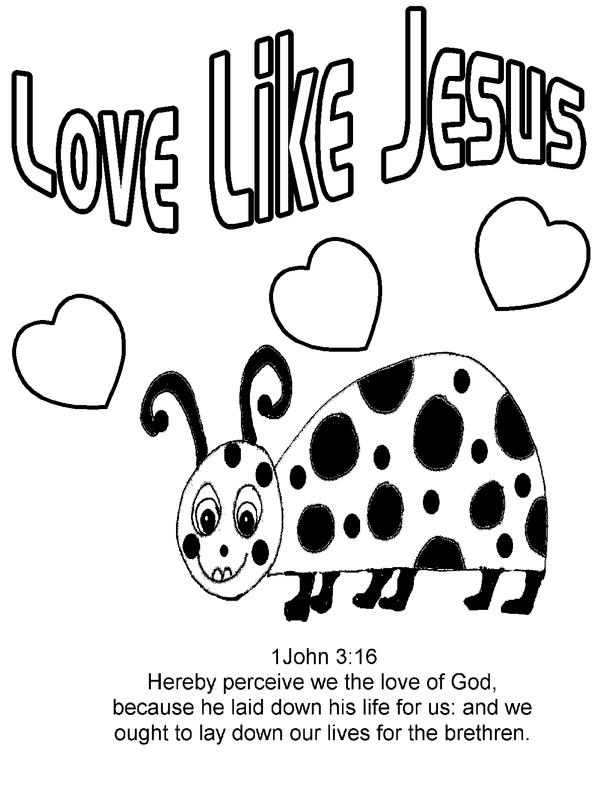 i love jesus coloring pages - photo #43