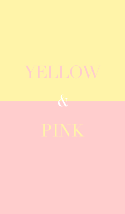 yellow & pink