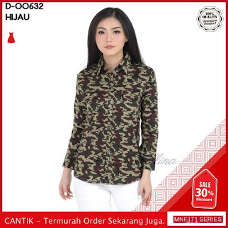 MNF171A127 Atasan D Wanita 006 Army Panjang Tangan 2019 BMGShop