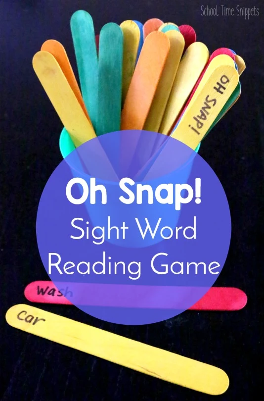 Oh SNAP! High Frequency Word Game