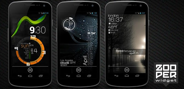 Resultado de imagen para Zooper Widget Pro