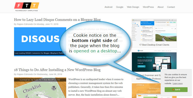 Website screenshot on a desktop