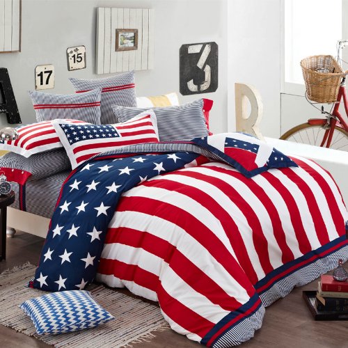 Patriotic Bedding Sets Celebrate July 4th Even When You Go To Sleep