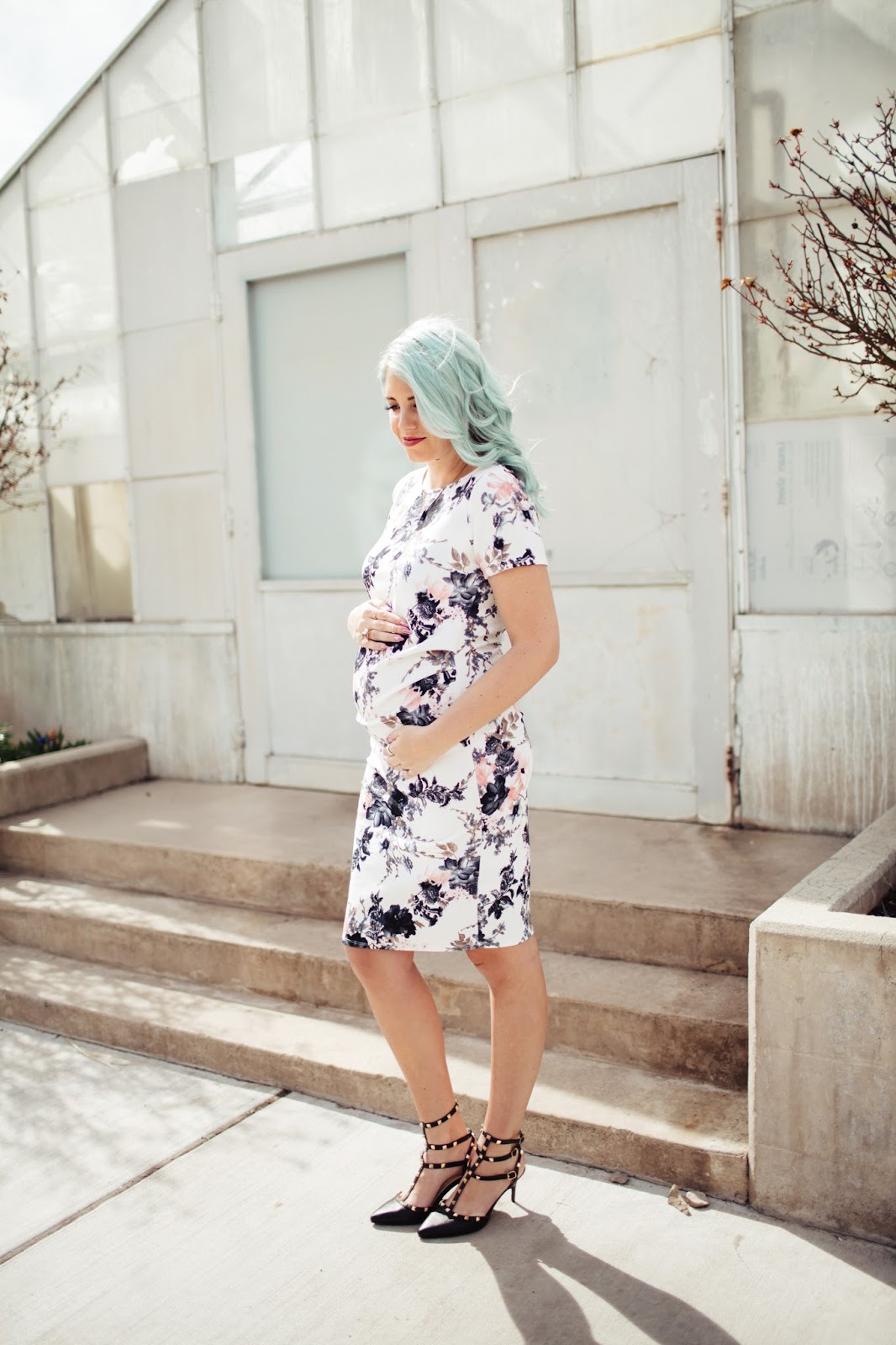 Floral Maternity Dress, Pregnant Outfit, Maternity Outfit