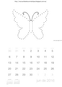 Calendario 2016 unir puntos junio
