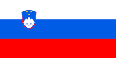 Logo Gambar Bendera Negara Slovenia PNG JPG ukuran 400 px