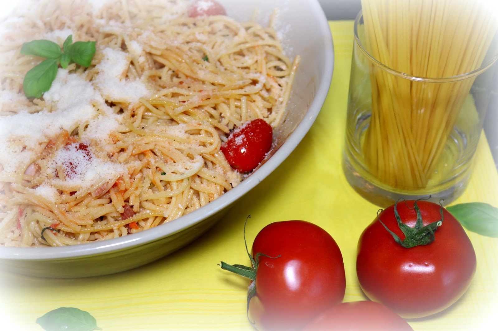 Thermosternchen: One Pot Pasta Spaghetti mit Tomate und Speck
