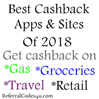 Grocery Cashback, Gas Cashback, Clothing Cashback, Flight Cashback, Rental Cashback, Vacation Cashback