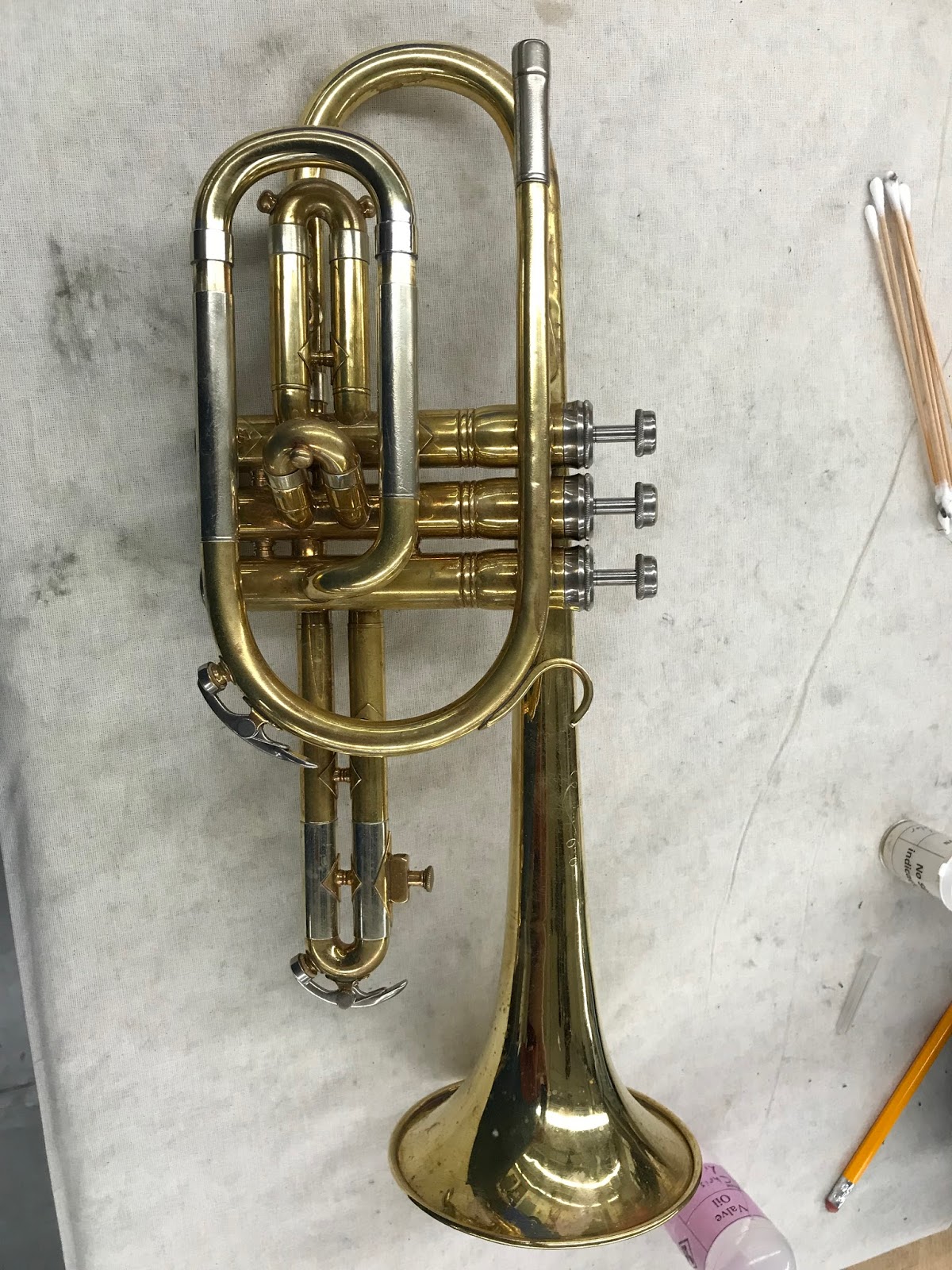 Band Instrument Repair and Wood Working Projects My King project.