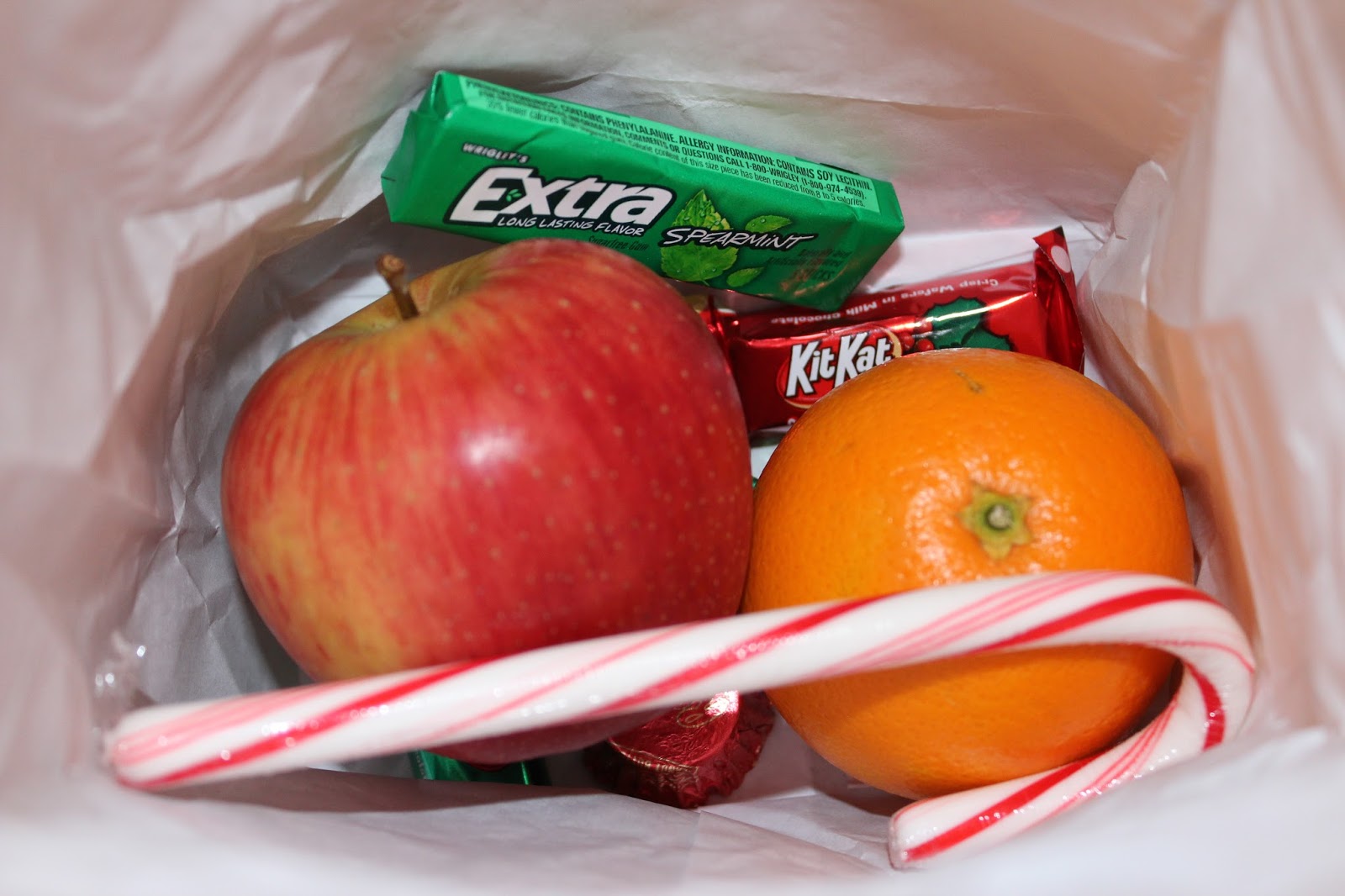 my christmas food bag 2016