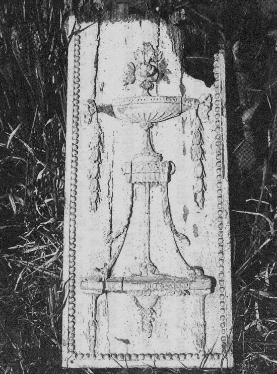 Image: Fig 10: Detail of the billiard room chimneypiece (Courtesy of the Royal Commission of the Historical Monuments of England)