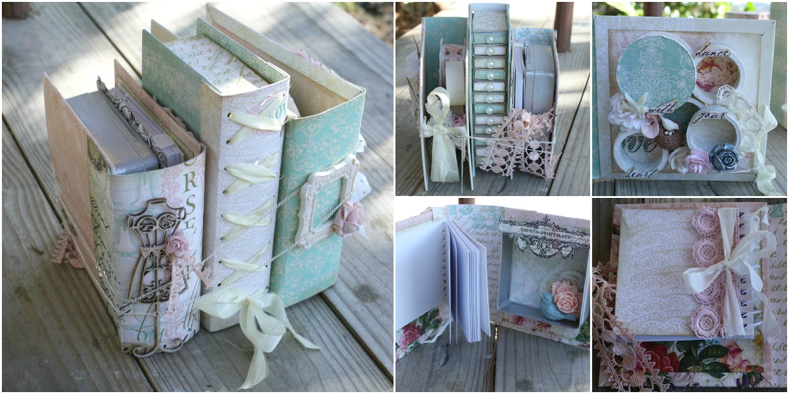 Msliberty Creations: Shabby Chic Book Stack for TPBP