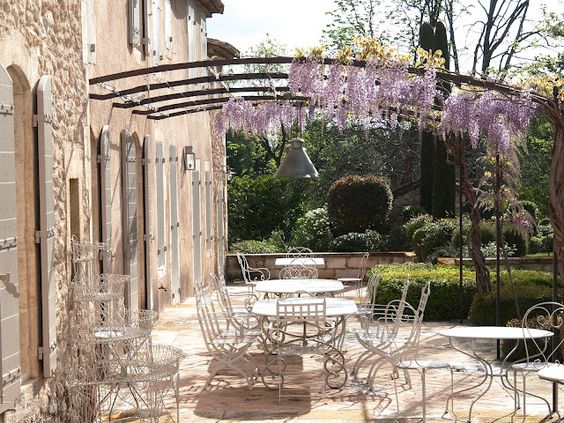 Breathtaking European farmhouse terrace found on Hello Lovely Studio