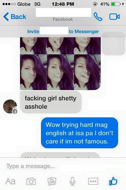 "Half Canada-Half Philippines" woman does this after an FB friend refused to like her profile picture! "Half Canada-Half Philippines" woman does this after an FB friend refused to like her profile picture!