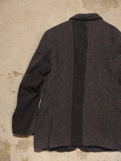 Engineered Garments "Baker Jacket in Dk.Grey Block HB" Fall/Winter 2015