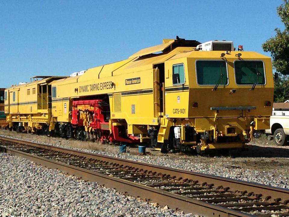 Industrial History MoW Track Ballast Tamper and Stoneblower