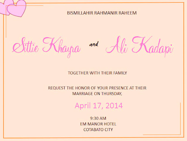 Muslim Wedding Emcee Script Ummoqari