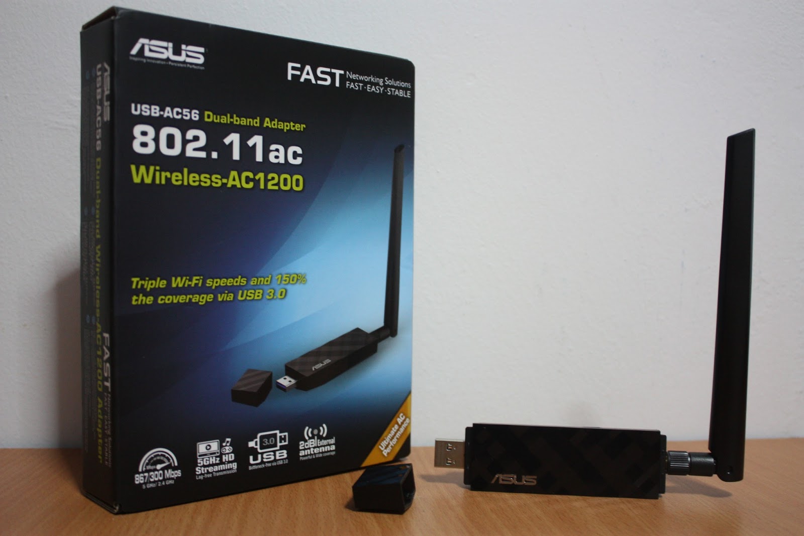 Wireless AC USB Dongle - ASUS USB-AC56 Dual-band Adapter - The Tech Revolutionist