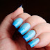Nail art fácil | Manicura con degradado en azules