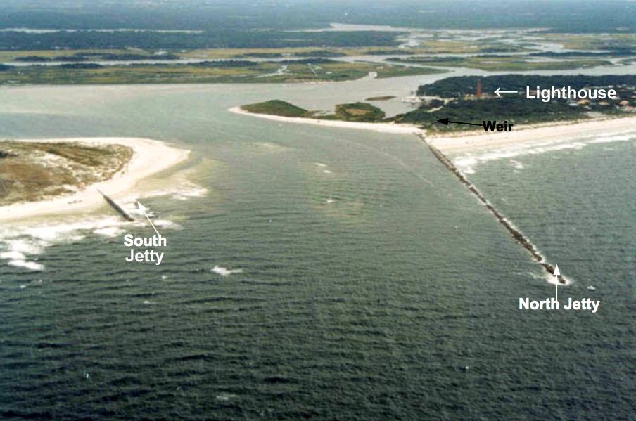 Ponce Inlet Lighthouse Phillip S Natural World Ponce De Leon Inlet Florida December 13 1995 The Mile Long South Jetty Is Completely Covered With Sand While North Has