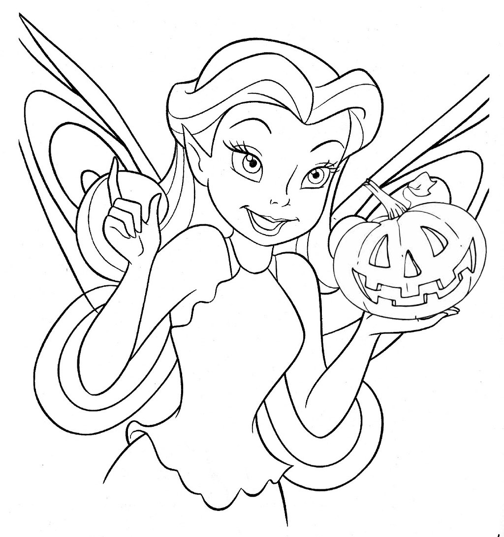 halloween princess coloring pages - photo #34