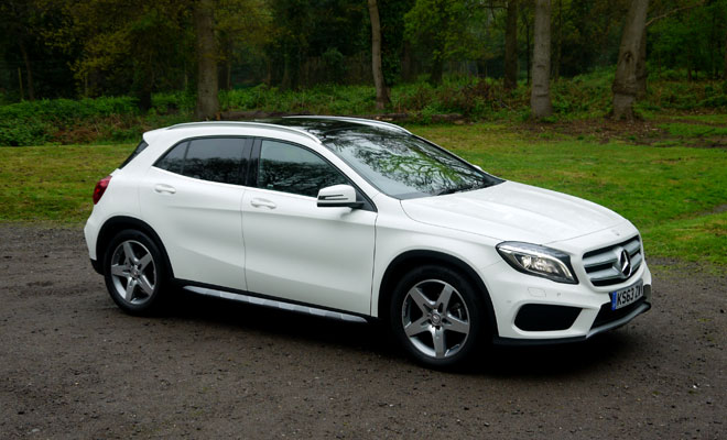 Mercedes-Benz GLA-Class 200 CDI AMG Line front side view