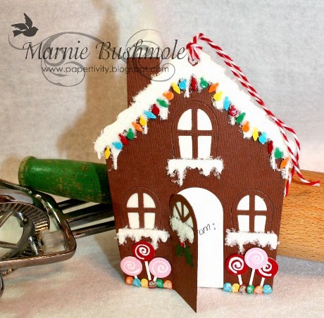 Papertivity: Gingerbread House - Memory Box/Poppy Stamps Blog Hop