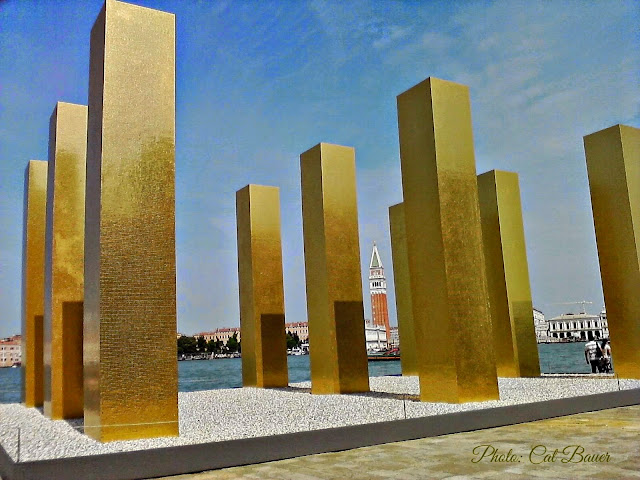 The Sky Over Nine Columns by Heinz Mack - Photo by Cat Bauer The Sky Over Nine Columns by Heinz Mack - Photo by Cat Bauer