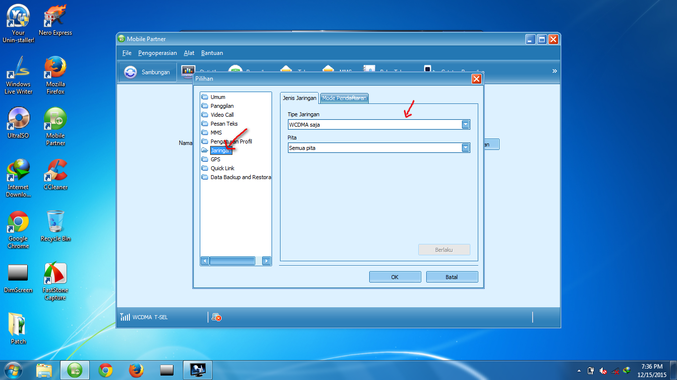 cara setting modem huawei vodafone kartu telkomsel ridhwan berbagi