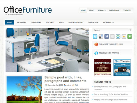 OfficeFurniture Free WordPress Theme OfficeFurniture Free WordPress Theme