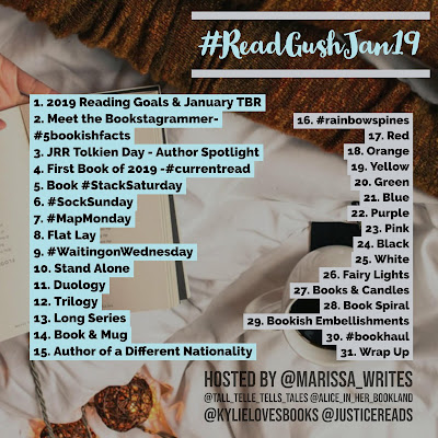 Read Gush January 2019 Bookstagram Challenge