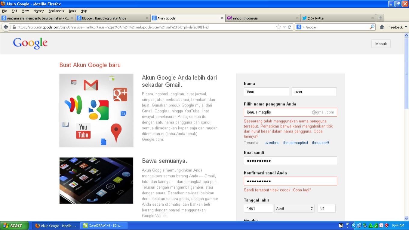 Membuat Akun gmail