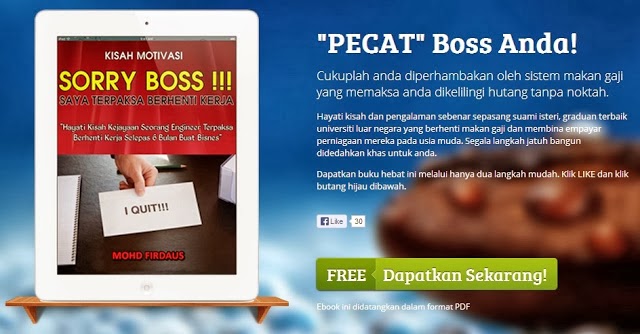 Ebook PERCUMA!!! sorry BOSS, saya terpaksa berhenti kerja