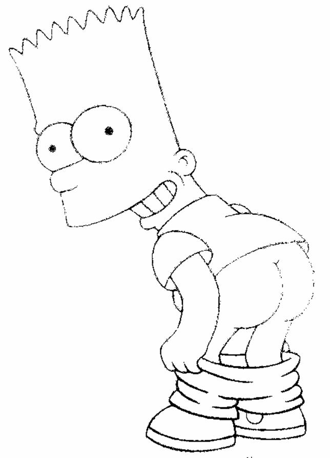 Featured image of post Dibujos Para Colorear De Bart Simpson Dibujo de bart simpson para colorear