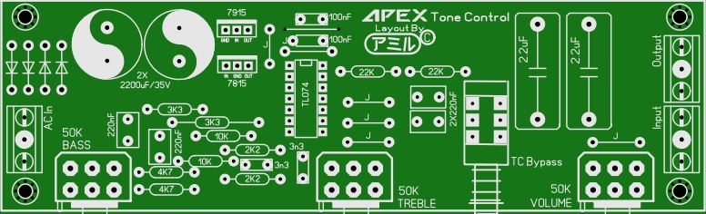DIY ELECTRONICS PROJECTS: APEX Tone Control