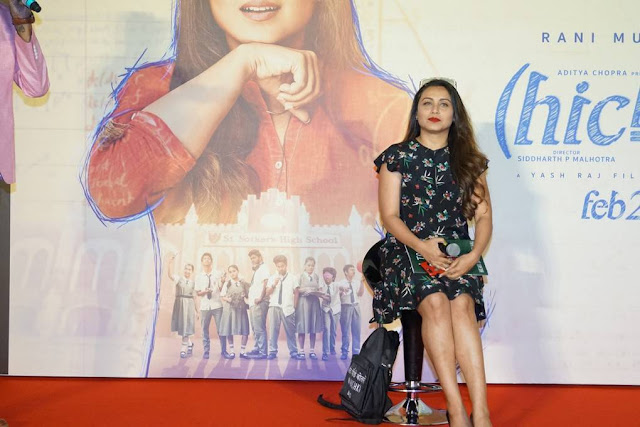 Rani Mukerji Stills At Hichki Hindi Film Trailer Launch